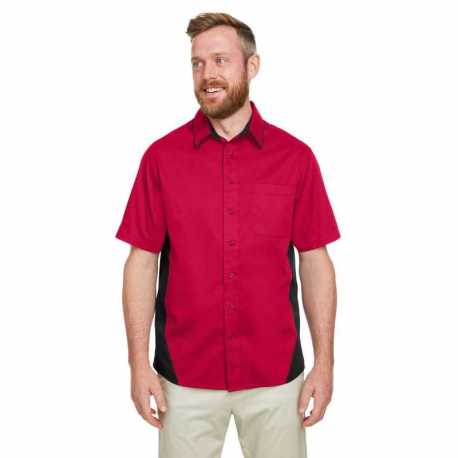 Harriton M586 Men's Flash IL Colorblock Short Sleeve Shirt
