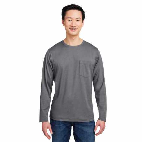 Harriton M118L Unisex Charge Snag and Soil Protect Long-Sleeve T-Shirt