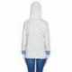 J America JA8674 Ladies Melange Scuba Neck Sweatshirt