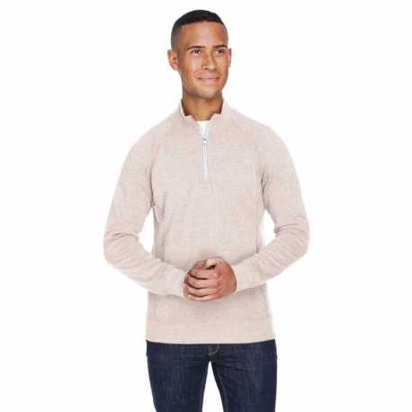 J America JA8869 Adult Triblend Fleece Quarter-Zip