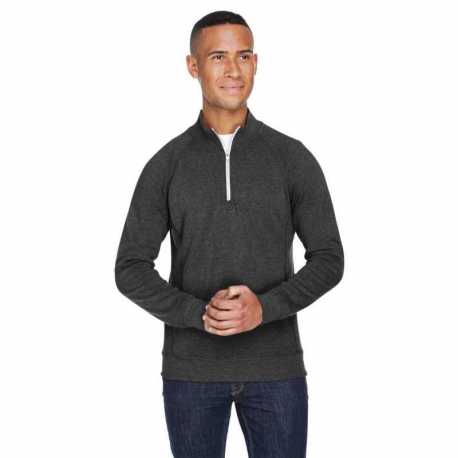 J America JA8869 Adult Triblend Fleece Quarter-Zip