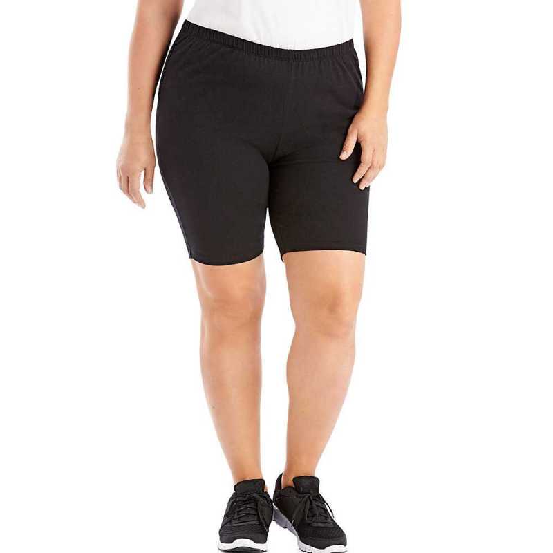 Just My Size OJ251 Stretch Cotton Jersey Women's Bike Shorts ...