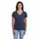 Jerzees 88WVR Ladies Snow Heather V-Neck T-Shirt