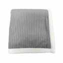 Kanata Blanket CORD Corduroy Lambswool Throw Blanket