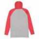 LAT 6917 Men's Hooded Raglan Long Sleeve Fine Jersey T-Shirt
