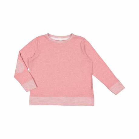 LAT LA2279 Youth French Terry Long Sleeve Crewneck Sweatshirt