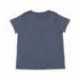 LAT 3817 Ladies Curvy V-Neck Fine Jersey T-Shirt