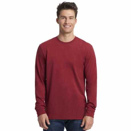 Next Level Apparel 6411 Unisex Sueded Long-Sleeve Crew