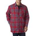 Backpacker BP7002 Men's Flannel Shirt Jacket with Quilt Lining