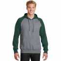 Sport-Tek ST267 Raglan Colorblock Pullover Hooded Sweatshirt
