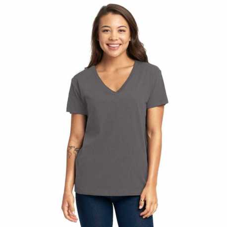 Next Level Apparel 3940 Ladies Relaxed V-Neck T-Shirt