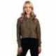 Next Level Apparel 9384 Ladies Cropped Pullover Hooded Sweatshirt