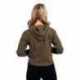 Next Level Apparel 9384 Ladies Cropped Pullover Hooded Sweatshirt