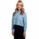 Next Level Apparel 9384 Ladies Cropped Pullover Hooded Sweatshirt