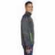 North End 88697 Men's Flux Melange Bonded Fleece Jacket