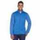 Devon & Jones DG796 Men's Newbury Colorblock Melange Fleece Full-Zip