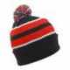 Pacific Headwear 641K Knit Fold-Over Pom-Pom Beanie