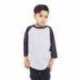 Shaka Wear SHRAGY Youth Three-Quarter Sleeve Raglan