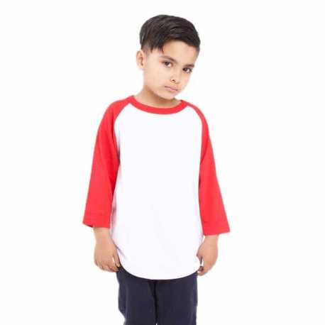 Shaka Wear SHRAGY Youth Three-Quarter Sleeve Raglan