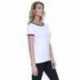 StarTee ST1431 Ladies CVC Ringer T-Shirt