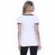 StarTee ST1431 Ladies CVC Ringer T-Shirt