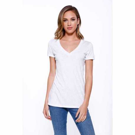 StarTee ST1512 Ladies Triblend V-Neck T-Shirt