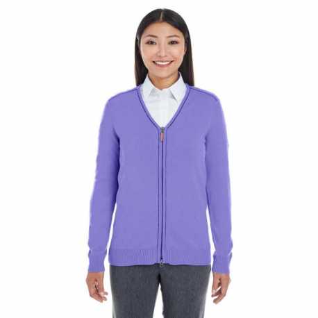 Devon & Jones DG478W Ladies Manchester Fully-Fashioned Full-Zip Cardigan Sweater