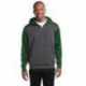 Sport-Tek ST249 Tech Fleece Colorblock 1/4-Zip Hooded Sweatshirt