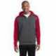Sport-Tek ST249 Tech Fleece Colorblock 1/4-Zip Hooded Sweatshirt