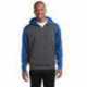 Sport-Tek ST249 Tech Fleece Colorblock 1/4-Zip Hooded Sweatshirt