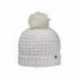 J America TW5005 Adult Slouch Bunny Knit Cap