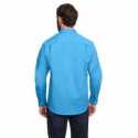 Team 365 TT26 Men's Excel Melange Interlock Performance Quarter-zip Top