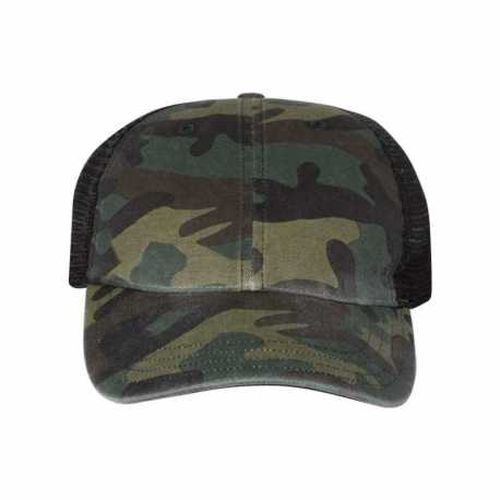 Richardson 111P Garment Washed Printed Trucker Cap