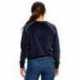 US Blanks US538 Ladies Velour Long Sleeve Crop T-Shirt
