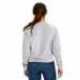 US Blanks US538 Ladies Velour Long Sleeve Crop T-Shirt
