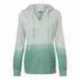 MV Sport W20185 Women's French Terry Ombre Hooded Sweatshirt