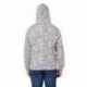J America JA8871 Adult Triblend Pullover Fleece Hooded Sweatshirt