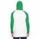 LAT 6917 Men's Hooded Raglan Long Sleeve Fine Jersey T-Shirt