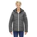North End Sport Blue 78698 Ladies' Avant Tech Melange Insulated Jacket with Heat Reflect Technology