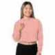 Bayside 7725 Ladies Crop Crewneck