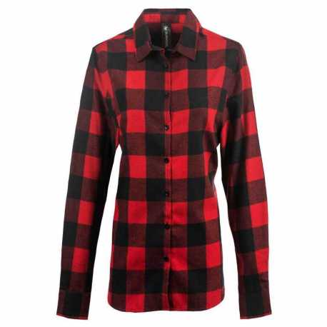 Burnside B5215 Ladies Boyfriend Flannel