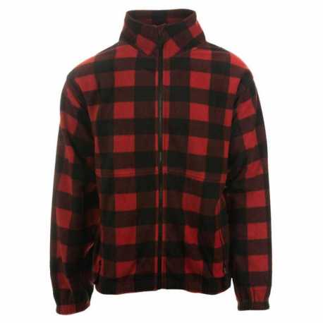 Burnside B3062 Men's Full-Zip Polar Fleece Jacket