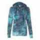 MV Sport W1162 Women's Courtney Burnout V-Notch Hooded Sweatshirt