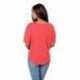 chicka-d 2109CK Ladies Happy Jersey V-Neck