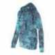 MV Sport W1162 Women's Courtney Burnout V-Notch Hooded Sweatshirt