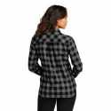 North End Sport Red 78681 Ladies' Pulse Textured Bonded Fleece Jacket with Print