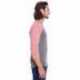 Threadfast Apparel 302G Unisex Triblend Three-Quarter Sleeve Raglan