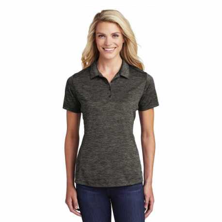 Sport-Tek LST590 Ladies PosiCharge Electric Heather Polo