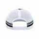 Pacific Headwear P115 Low-Profile Stripe Trucker Cap