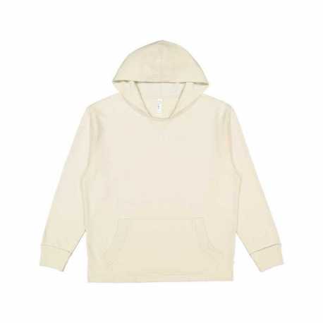 LAT 6936 Adult Vintage Wash Fleece Hooded Sweatshirt